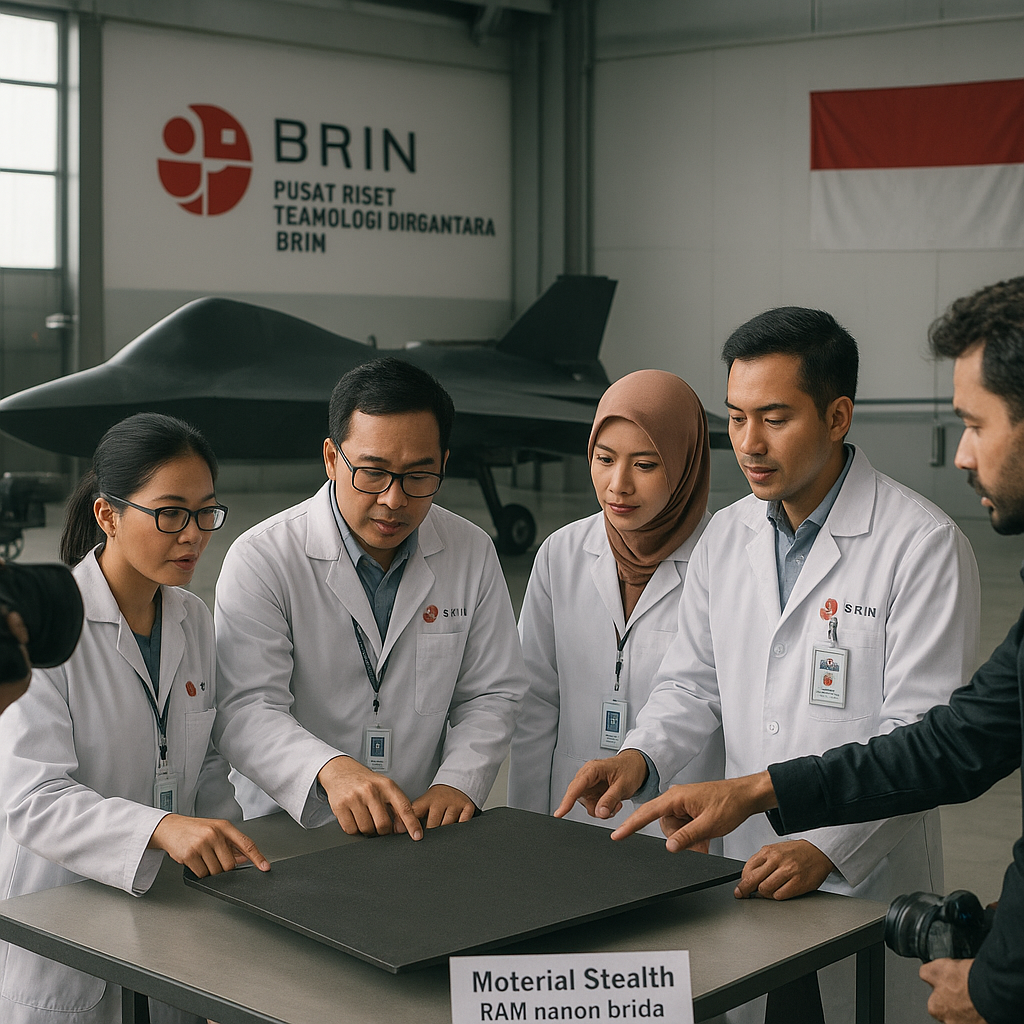 Pusat Riset Teknologi Dirgantara BRIN Kembangkan Material Stealth untuk UAV Tempur Nasional