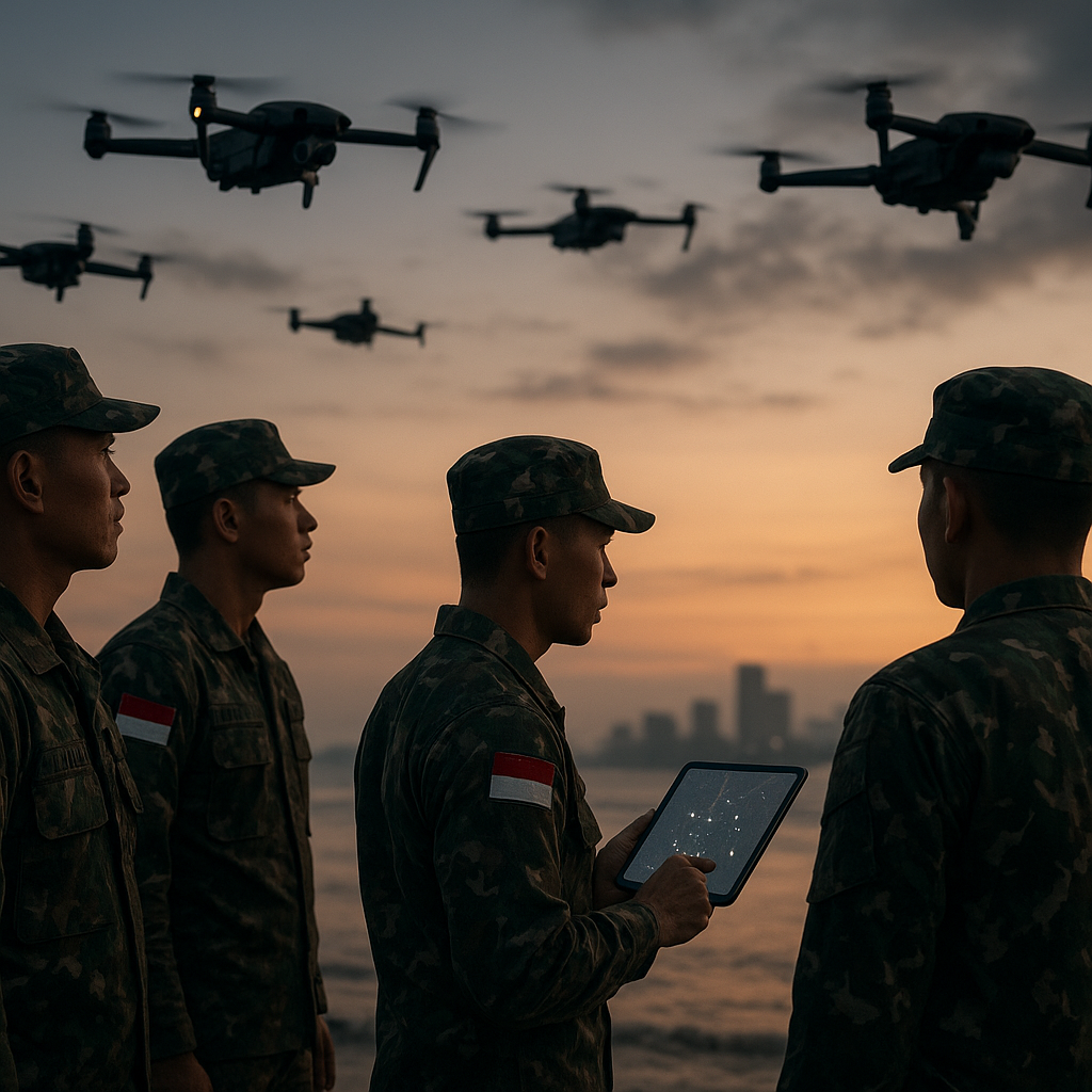 Laporan Intelijen Pasar: Tren Global Pengadaan Drone Swarm untuk Peperangan Asimetris