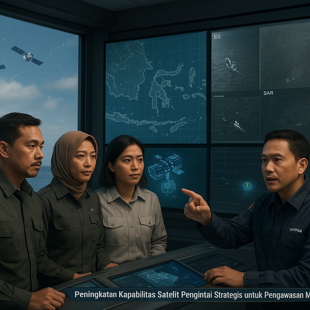 Peningkatan Kapabilitas Satelit Pengintai Strategis untuk Pengawasan Maritim Indonesia