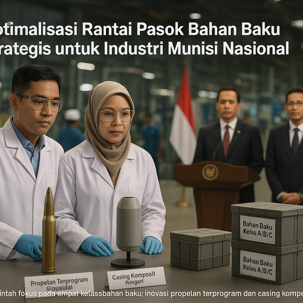 Optimalisasi Rantai Pasok Bahan Baku Strategis untuk Industri Munisi Nasional