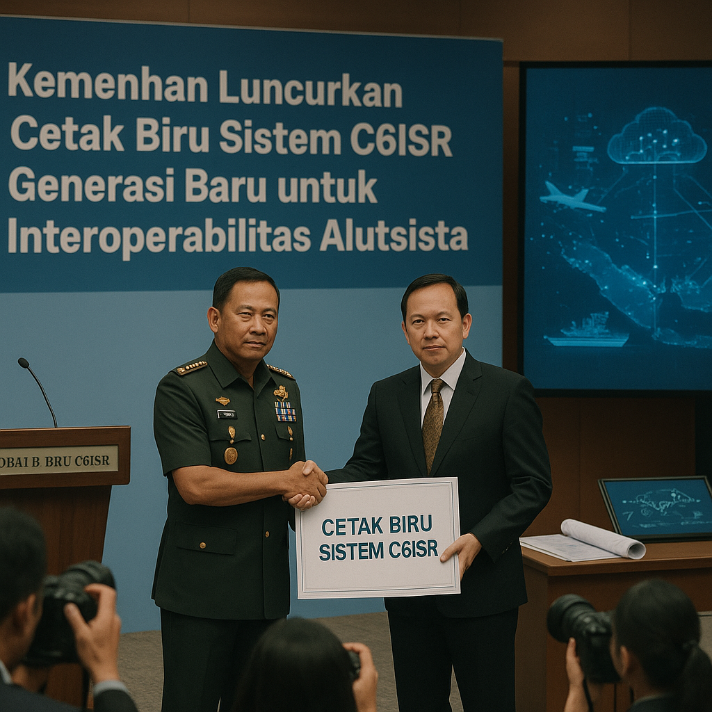 Kemenhan Luncurkan Cetak Biru Sistem C6ISR Generasi Baru untuk Interoperabilitas Alutsista