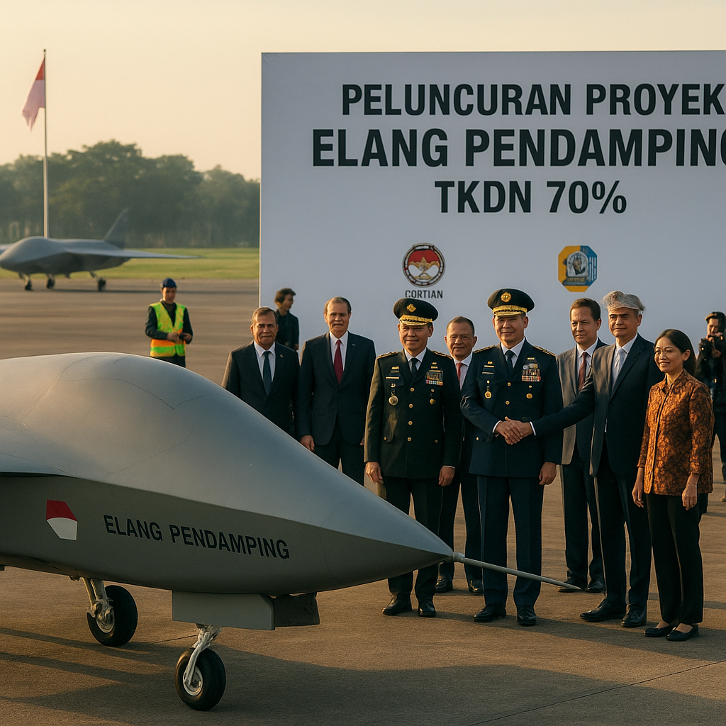 Kemhan Gandeng Konsorsium Swasta untuk Pengembangan Drone Tempur Loyal Wingman Skala Menengah