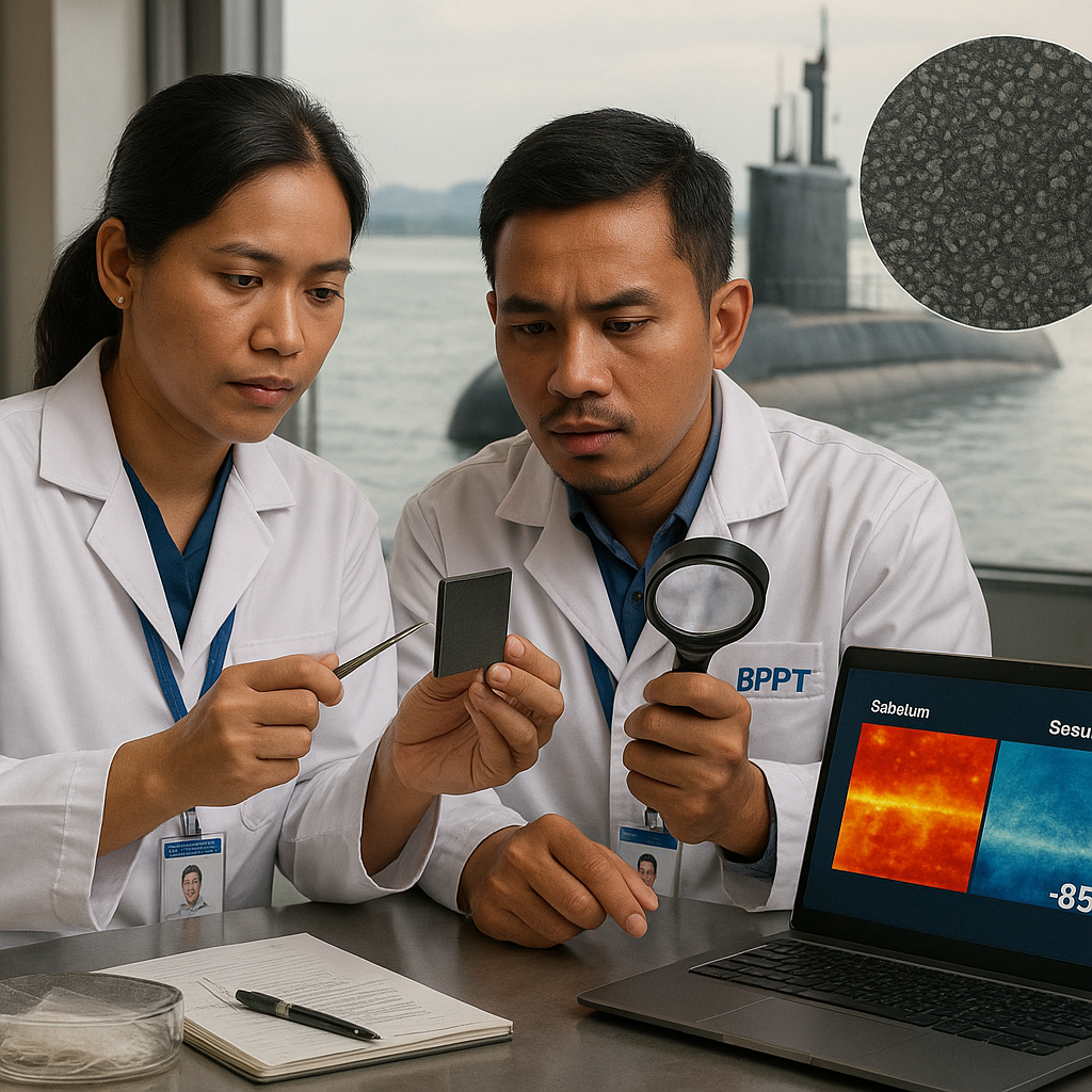 Riset BPPT: Material Nano-Keramik untuk Pelapis Anti-Thermal Kapal Selam Generasi Baru