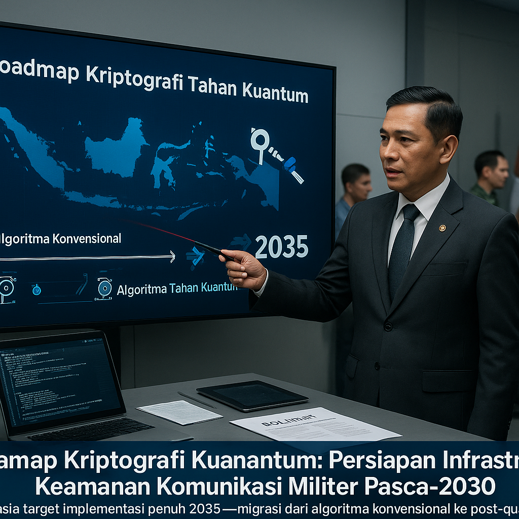 Roadmap Kriptografi Kuantum: Persiapan Infrastruktur Keamanan Komunikasi Militer Pasca-2030