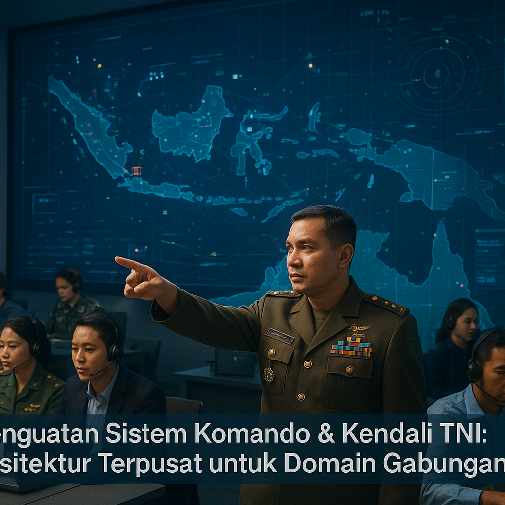 Penguatan Sistem Komando & Kendali TNI: Arsitektur Terpusat untuk Domain Gabungan