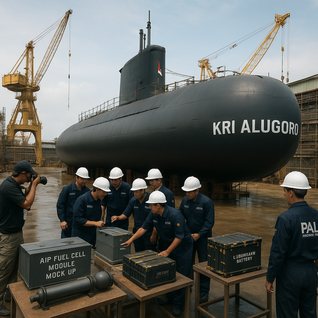 Pembangunan Kapal Selam KRI Alugoro Batch II Dimulai, Teknologi AIP dan Lithium-Ion Battery Jadi Inovasi Utama