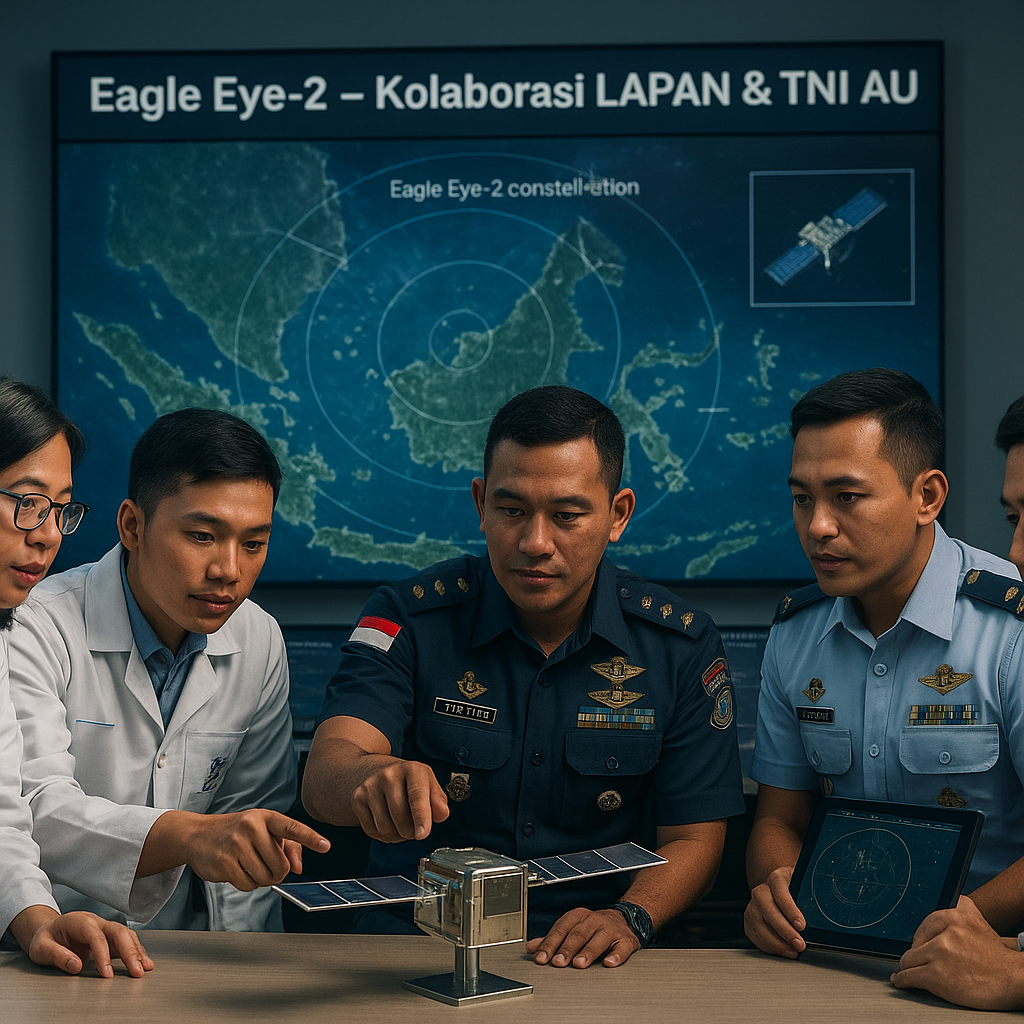 LAPAN dan TNI AU Kembangkan Satelit Mikro "Eagle Eye-2" untuk Maritime Domain Awareness dan Early Warning