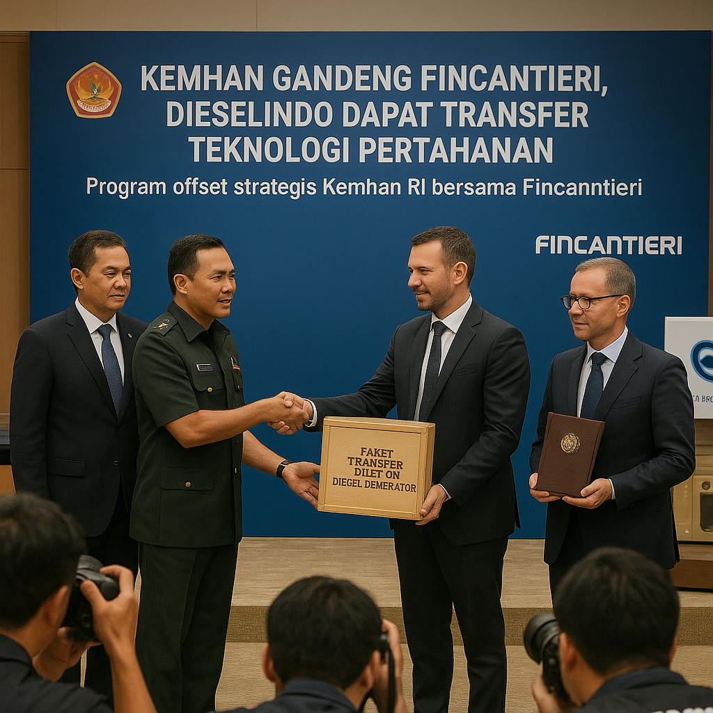 Kemhan Gandeng Fincantieri, Dieselindo Dapat Transfer Teknologi Pertahanan