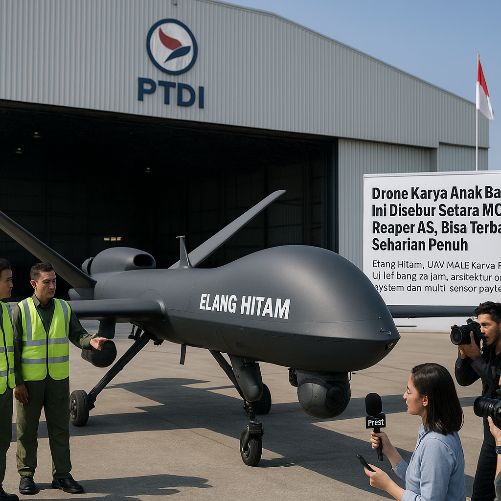 Drone Karya Anak Bangsa Ini Disebut Setara MQ-9 Reaper AS, Bisa Terbang Seharian Penuh