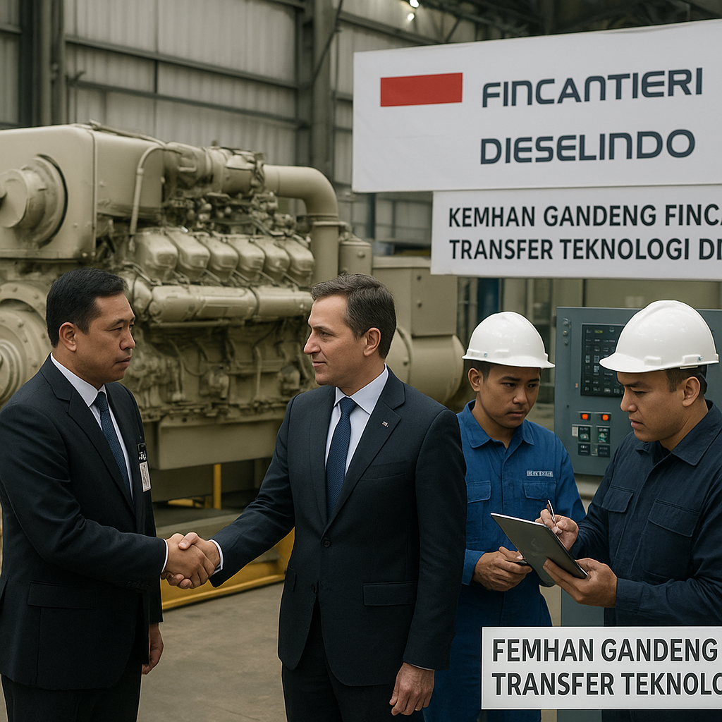 Kemhan Gandeng Fincantieri, Dieselindo Dapat Transfer Teknologi Pertahanan