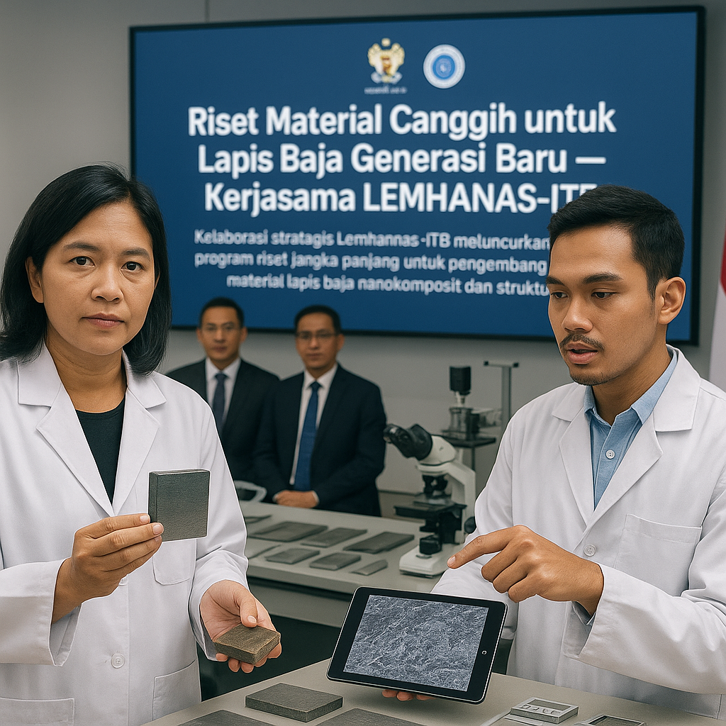 Riset Material Canggih untuk Lapis Baja Generasi Baru Kerjasama LEMHANAS-ITB
