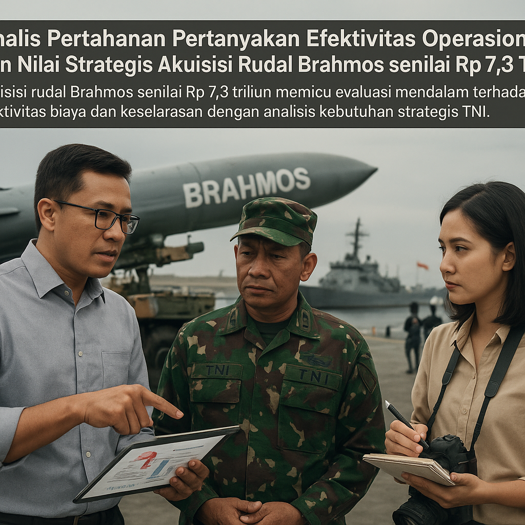 Analis Pertahanan Pertanyakan Efektivitas Operasional dan Nilai Strategis Akuisisi Rudal Brahmos senilai Rp 7,3 Triliun