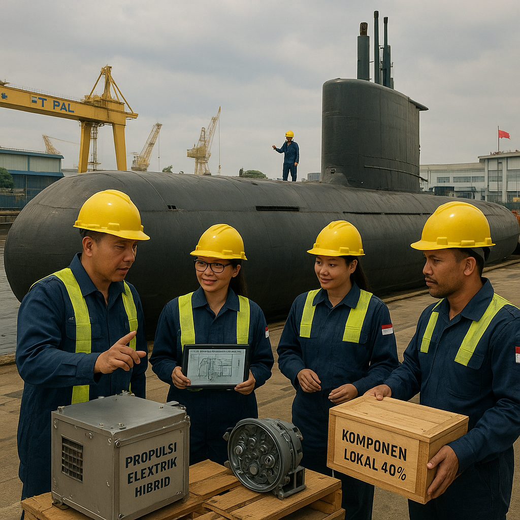 PT PAL Optimalkan Produksi Kapal Selam Chang Bogo dengan Teknologi Lokal
