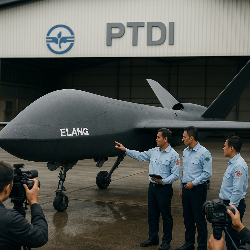 Pengembangan UAV Combat 'Elang' dengan Kamar Mesin Stealth