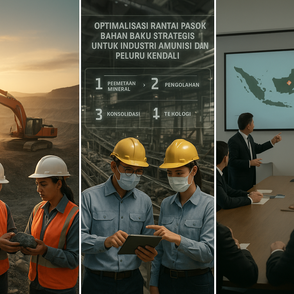 Optimalisasi Rantai Pasok Bahan Baku Strategis untuk Industri Amunisi dan Peluru Kendali
