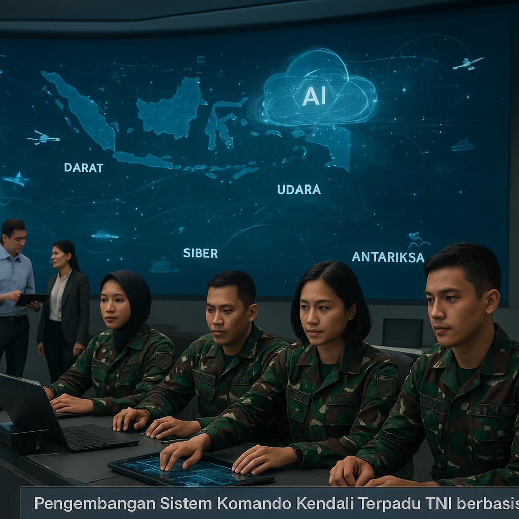 Pengembangan Sistem Komando Kendali Terpadu TNI berbasis Cloud dan AI