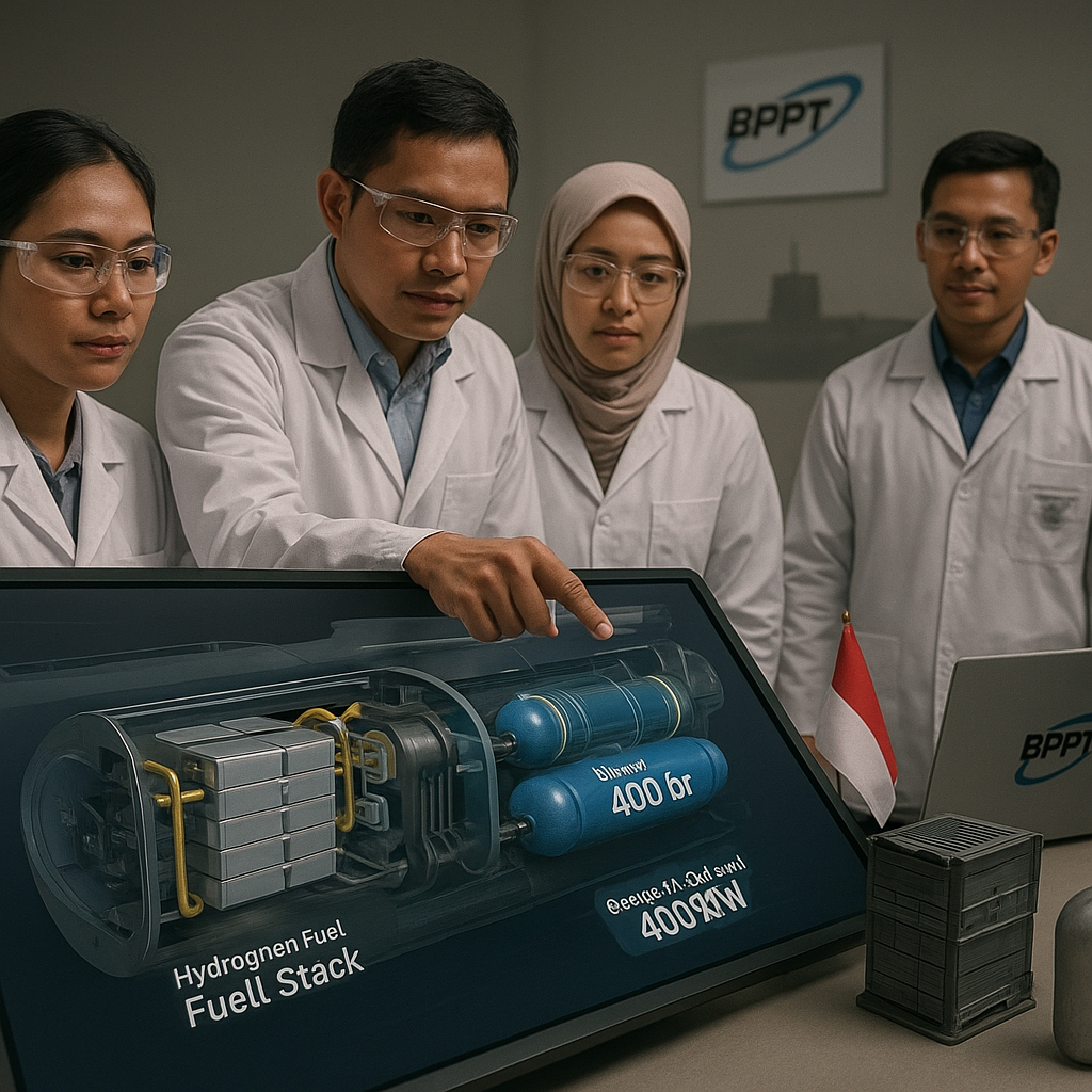 BPPT Finalisasi Desain Propulsi Hidrogen Hijau untuk Kapal Selam Generasi Baru TNI AL