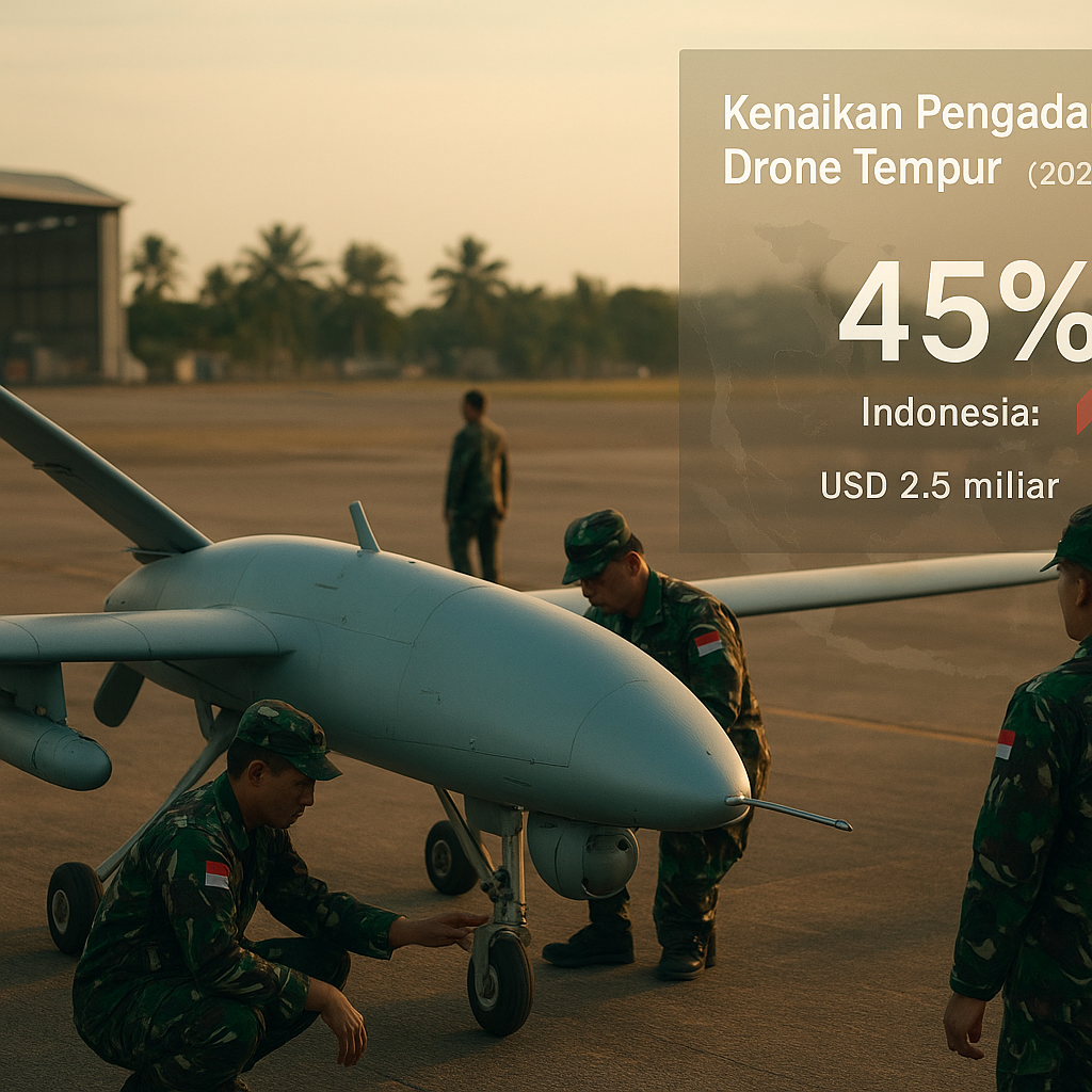 Analisis Data Intelijen Pasar: Tren Pengadaan Drone Tempur di Asia Tenggara Melonjak 45%