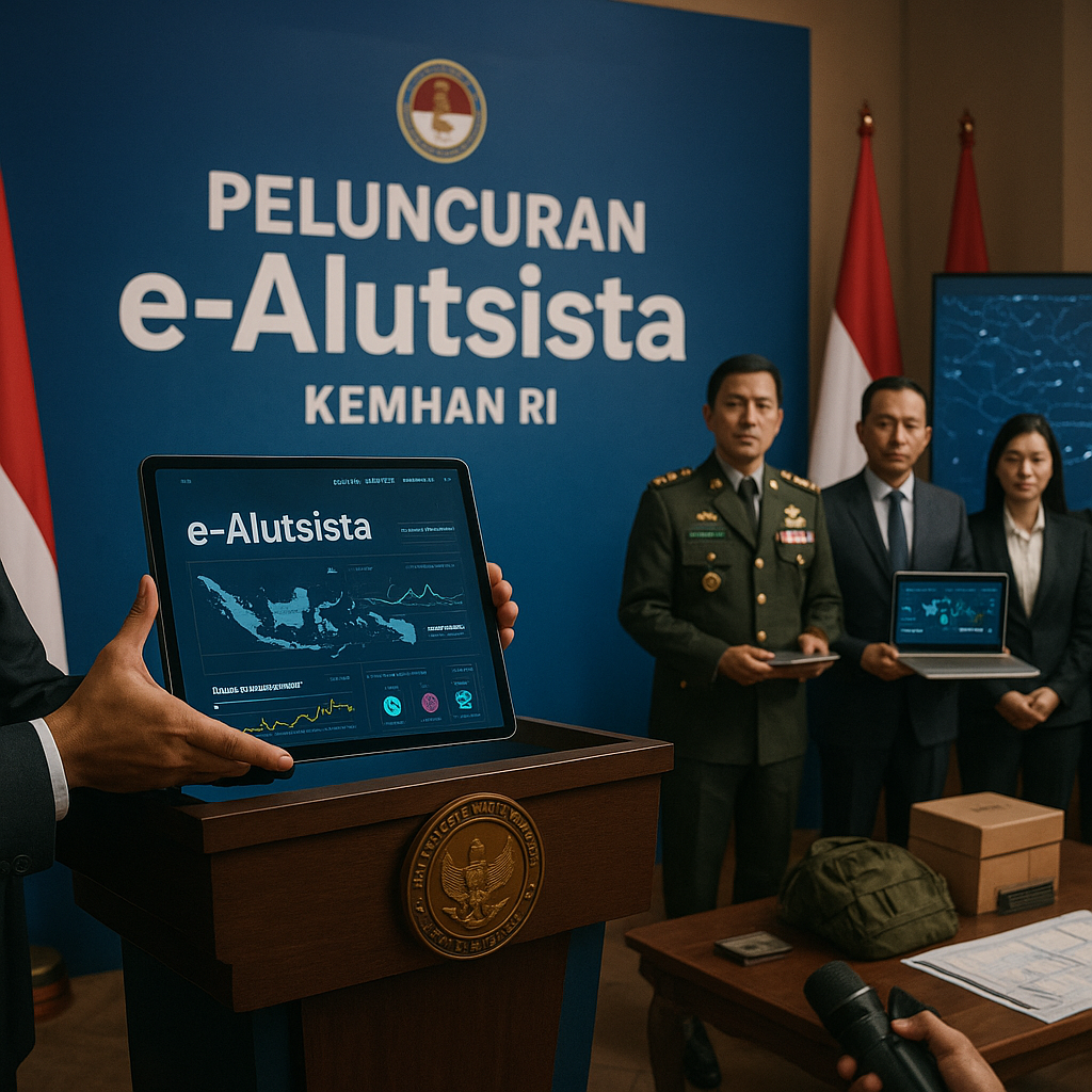 Kemhan Luncurkan Platform Digital 'e-Alutsista' untuk Optimalisasi Logistik dan Pemeliharaan