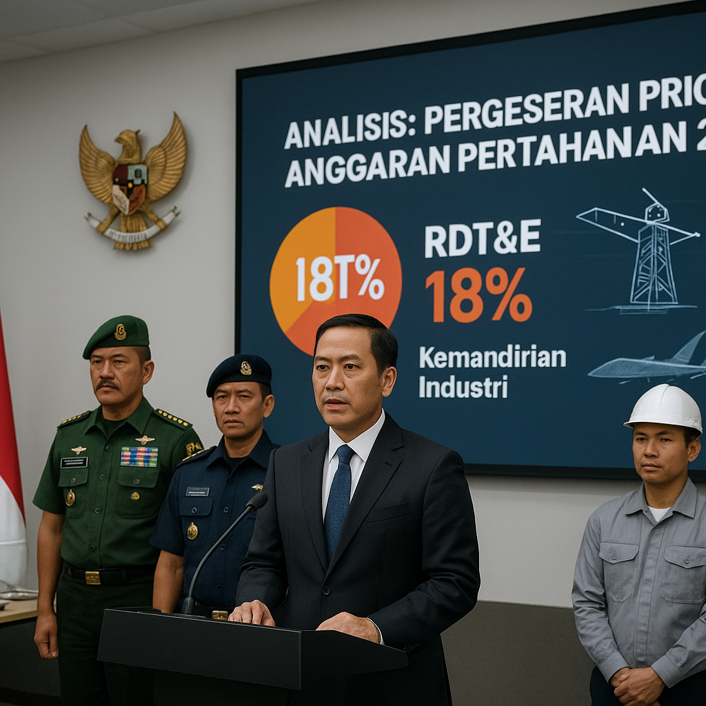 Analisis: Pergeseran Prioritas Anggaran Pertahanan Indonesia 2027 Menuju Inovasi Teknologi dan Kemandirian
