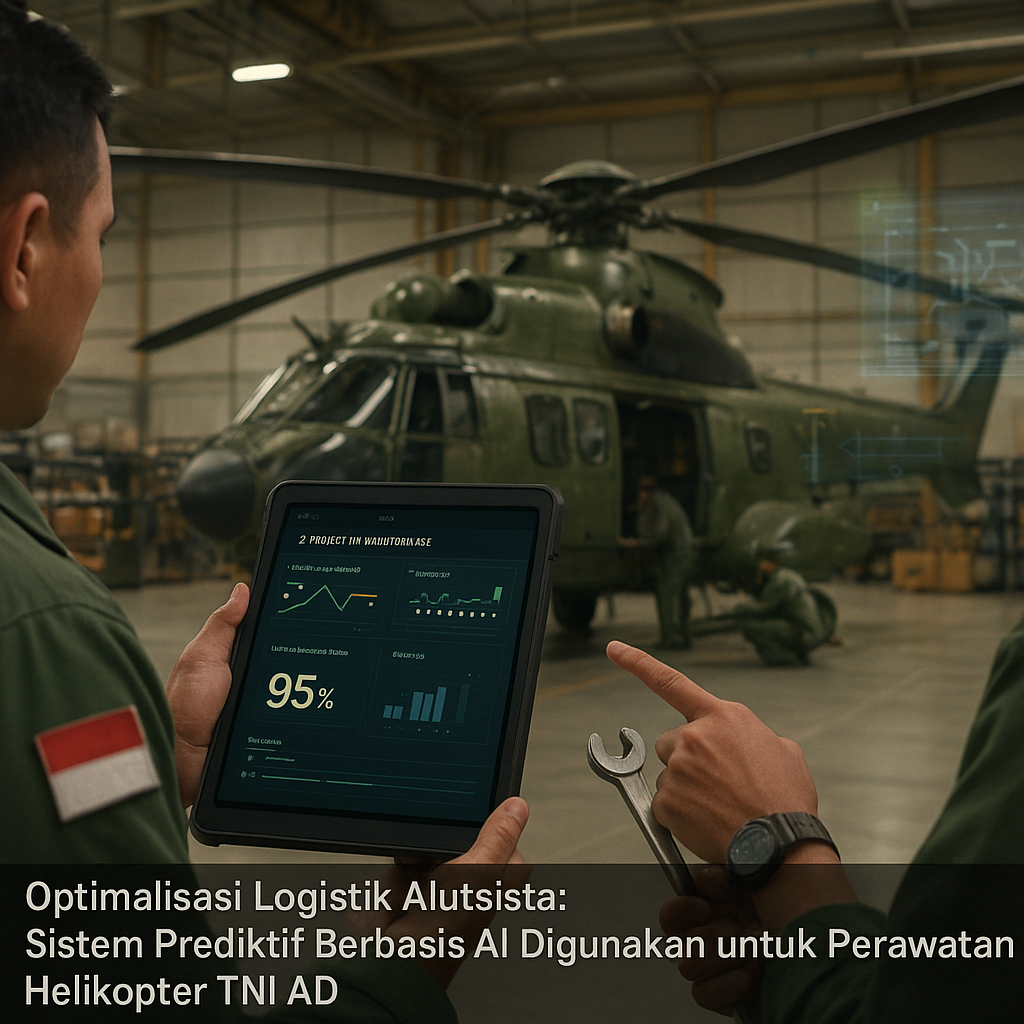 Optimalisasi Logistik Alutsista: Sistem Prediktif Berbasis AI Digunakan untuk Perawatan Helikopter TNI AD