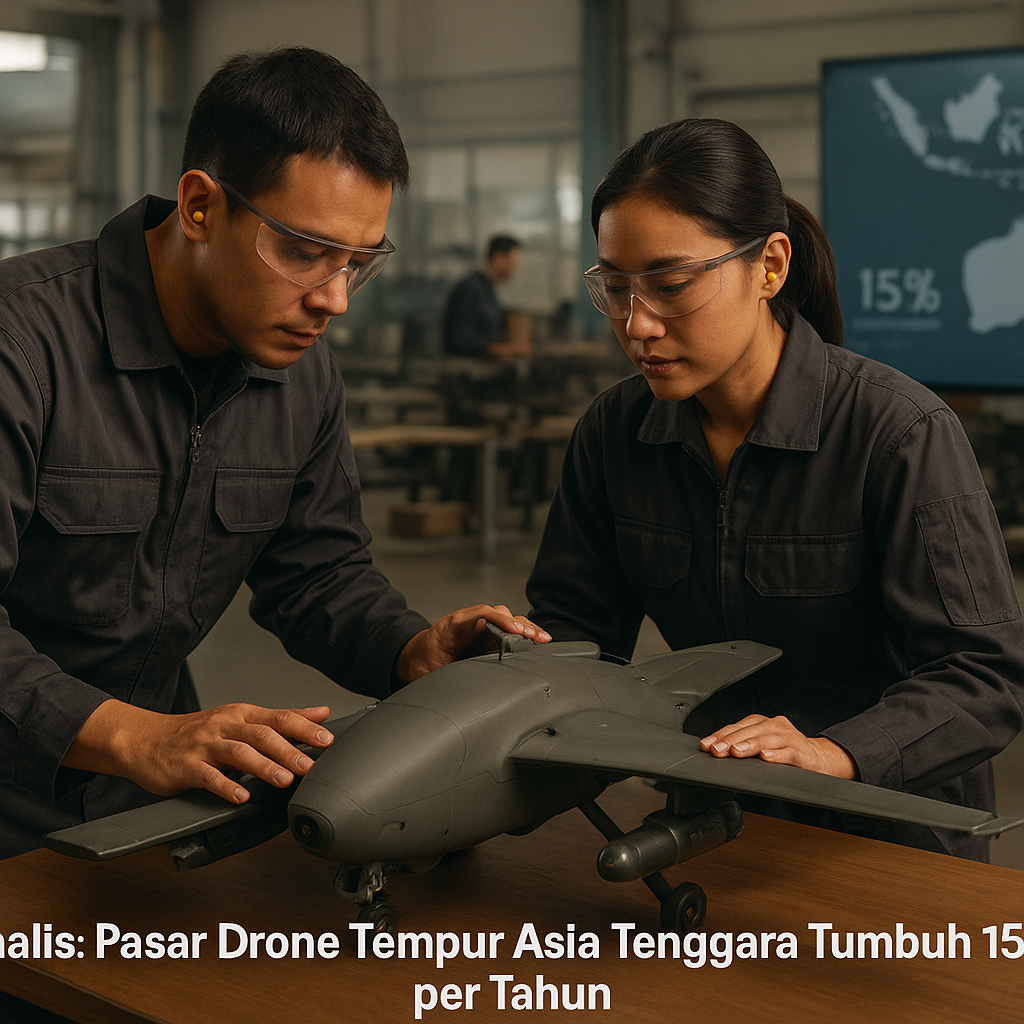 Analis: Pasar Drone Tempur Asia Tenggara Tumbuh 15% per Tahun, Indonesia Posisikan Diri sebagai Produsen