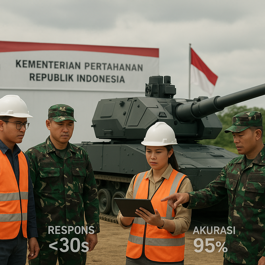 Optimasi Senjata Autonomous Artillery: Kementerian Pertahanan RI Meluncurkan Roadmap AI untuk Sistem Tempur Bawah Kendali