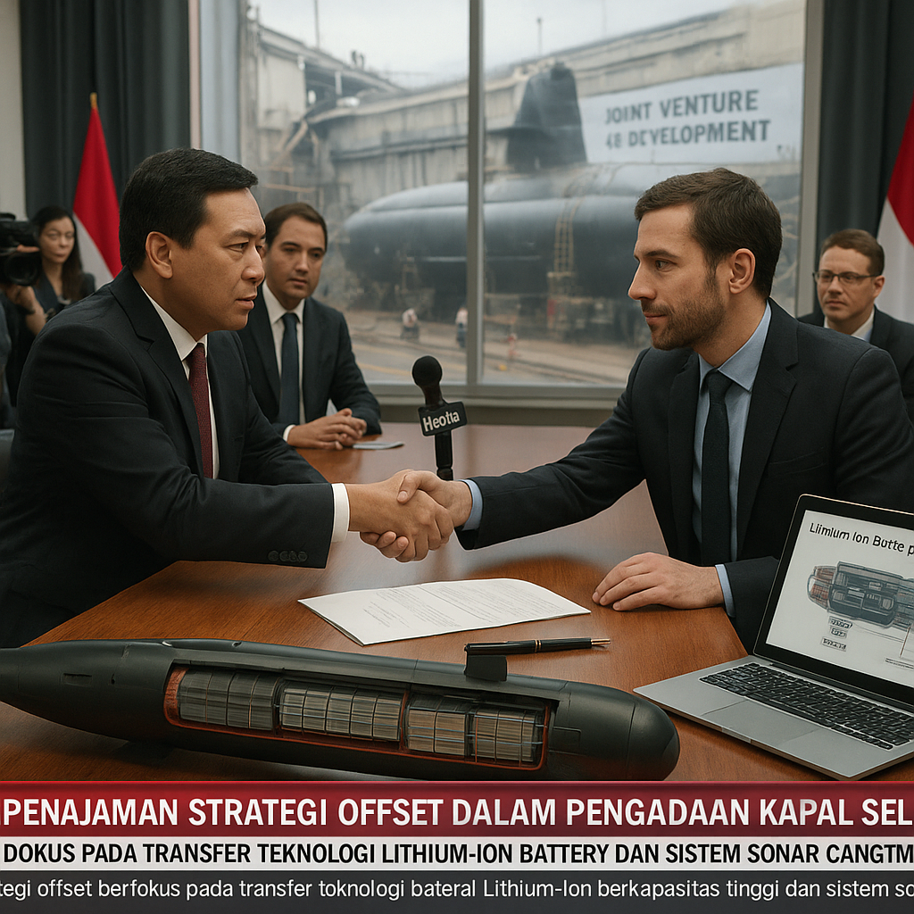 Penajaman Strategi Offset dalam Pengadaan Kapal Selam Scorpene: Fokus pada Transfer Teknologi Lithium-Ion Battery dan Sistem Sonar
