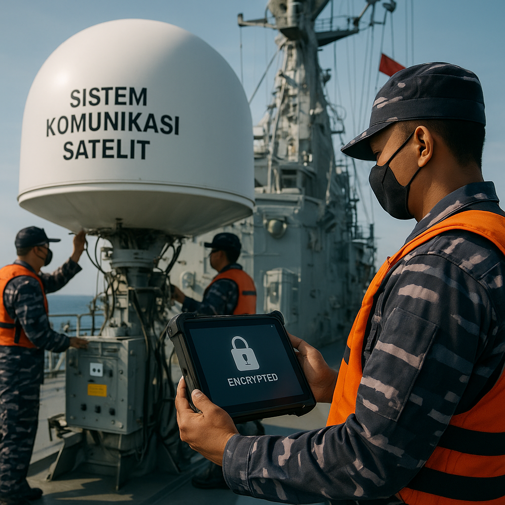 Optimalisasi Network Centric Warfare: TNI AL Mengintegrasikan Sistem Komunikasi Satelit Indigenous dengan Kapal Perang