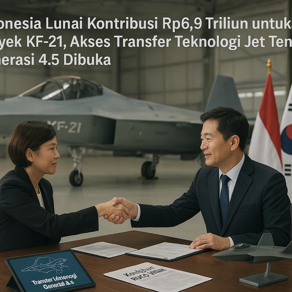 Indonesia Lunasi Kontribusi Rp6,9 Triliun untuk Proyek KF-21, Akses Transfer Teknologi Jet Tempur Generasi 4.5 Dibuka