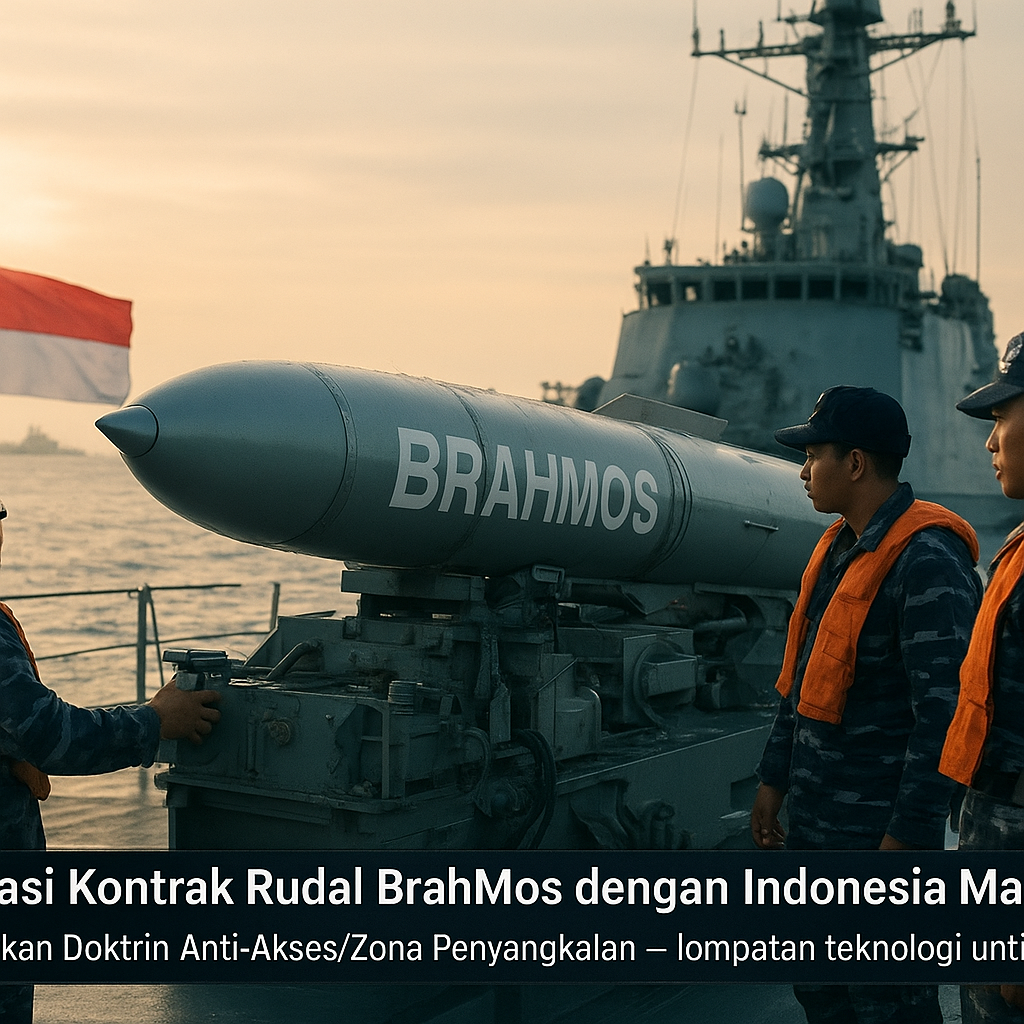 Finalisasi Kontrak Rudal BrahMos dengan Indonesia Masuk Tahap Akhir, Menguatkan Doktrin Anti-Akses/Zona Penyangkalan