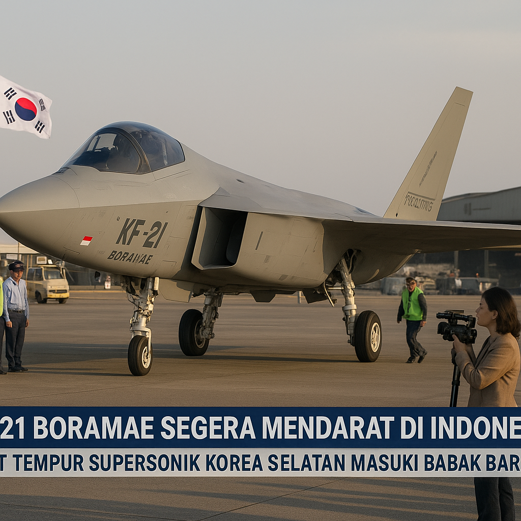KF-21 Boramae Segera Mendarat di Indonesia, Jet Tempur Supersonik Korea Selatan Masuki Babak Baru
