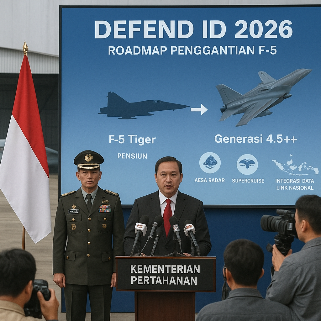 Defend ID 2026: Kementerian Pertahanan Umumkan Peta Jalan Penggantian F-5 Tiger dengan Fighter Jet Generasi 4.5++