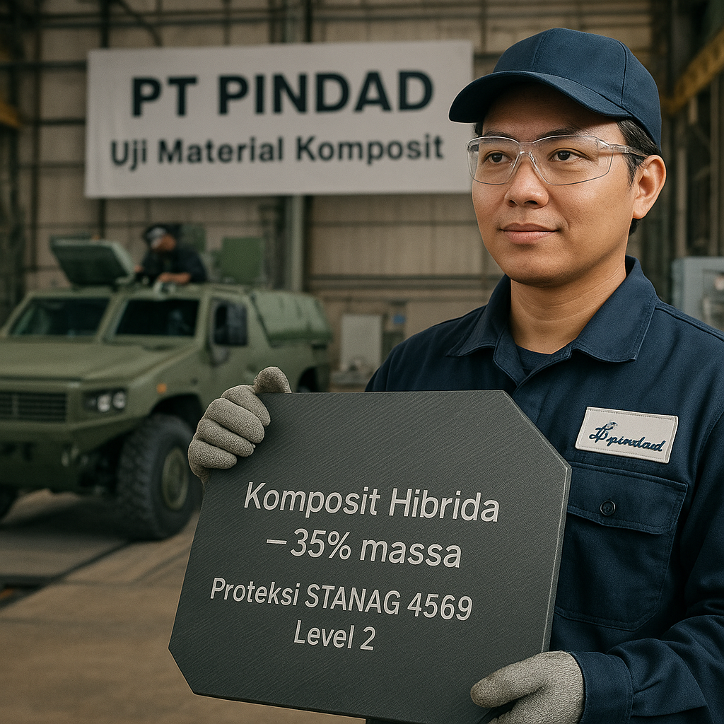 Inovasi Material Komposit PT Pindad untuk Kendaraan Tempur Ringan Generasi Next