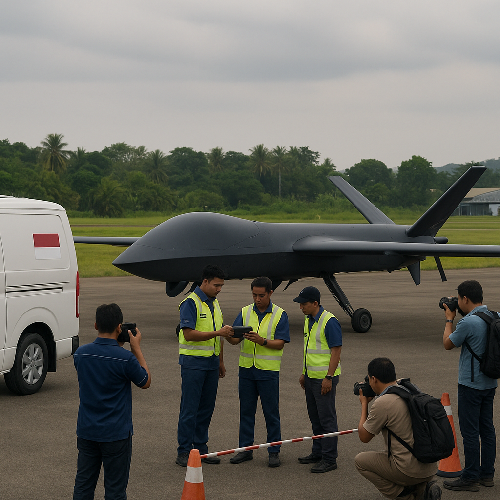 BPPT Uji Coba Prototype Medium Altitude Long Endurance (MALE) UAV 'Elang Bravo' dengan Teknologi Stealth