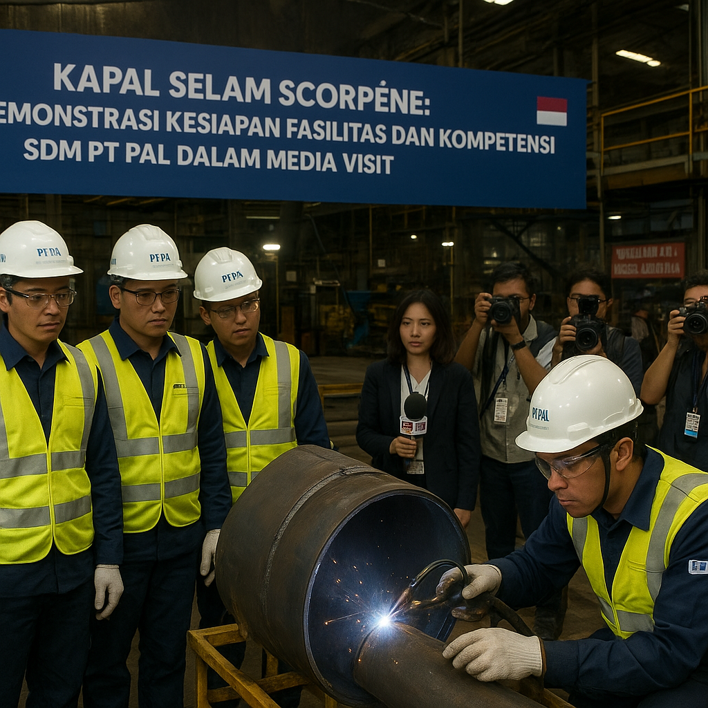 Kapal Selam Scorpène: Demonstrasi Kesiapan Fasilitas dan Kompetensi SDM PT PAL dalam Media Visit