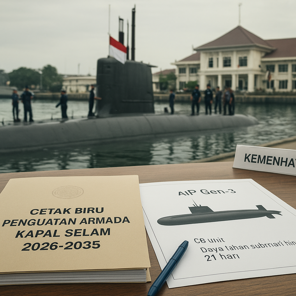 Kemenhan Rilis Cetak Biru Pengadaan Kapal Selam Diesel-Elektrik Generasi Baru