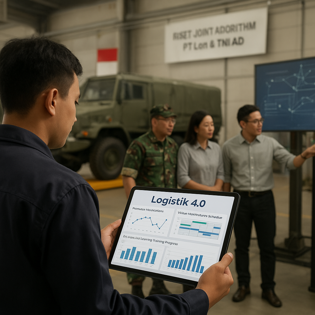 Riset Joint Algorithm PT Len dan TNI AD untuk Optimasi Logistik Alutsista Berbasis AI