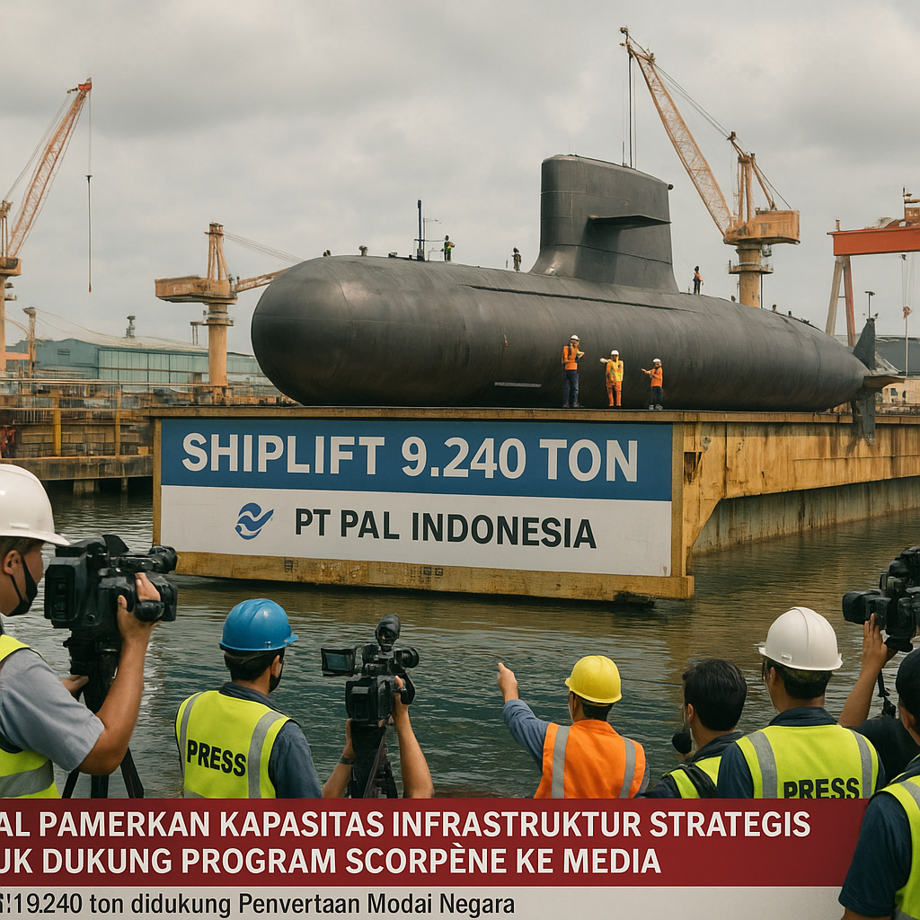 PT PAL Pamerkan Kapasitas Infrastruktur Strategis untuk Dukung Program Scorpène ke Media