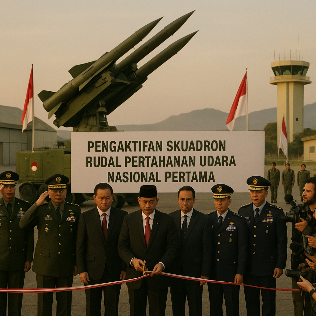 Pertahanan Udara Indonesia Diperkuat dengan Pengaktifan Skuadron Rudal Nasional Pertama