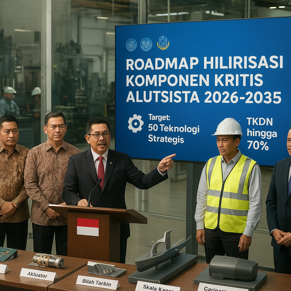Pemerintah Tetapkan Roadmap Hilirisasi Komponen Kritis Alutsista untuk Kurangi Ketergantungan Impor