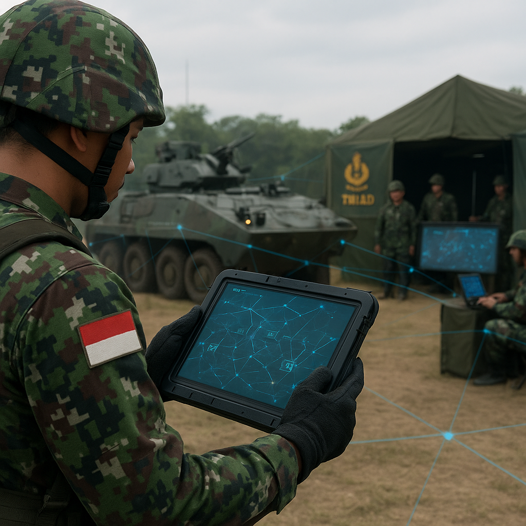 TNI AD Integrasikan Sistem Battle Management System (BMS) pada Brigade Infanteri Mekanis