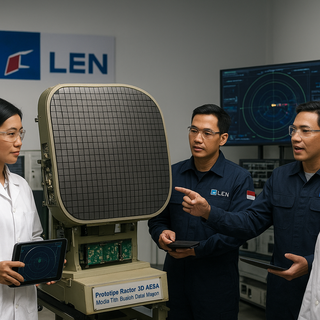 PT LEN Industry Kembangkan Radar 3D Generasi Baru untuk Sistem Pertahanan Udara Nasional