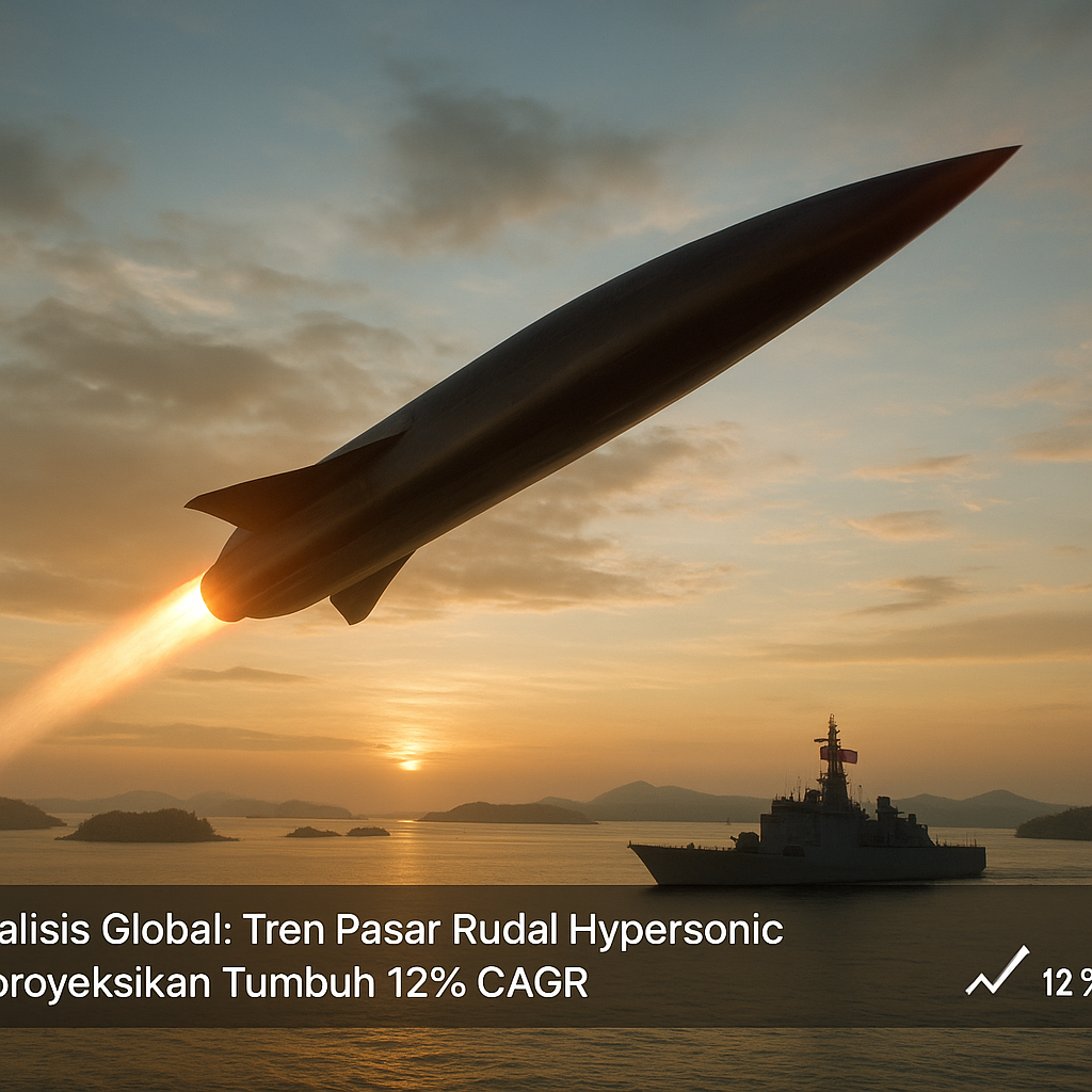 Analisis Global: Tren Pasar Rudal Hypersonic Diproyeksikan Tumbuh 12% CAGR, Peluang bagi Industri Dalam Negeri