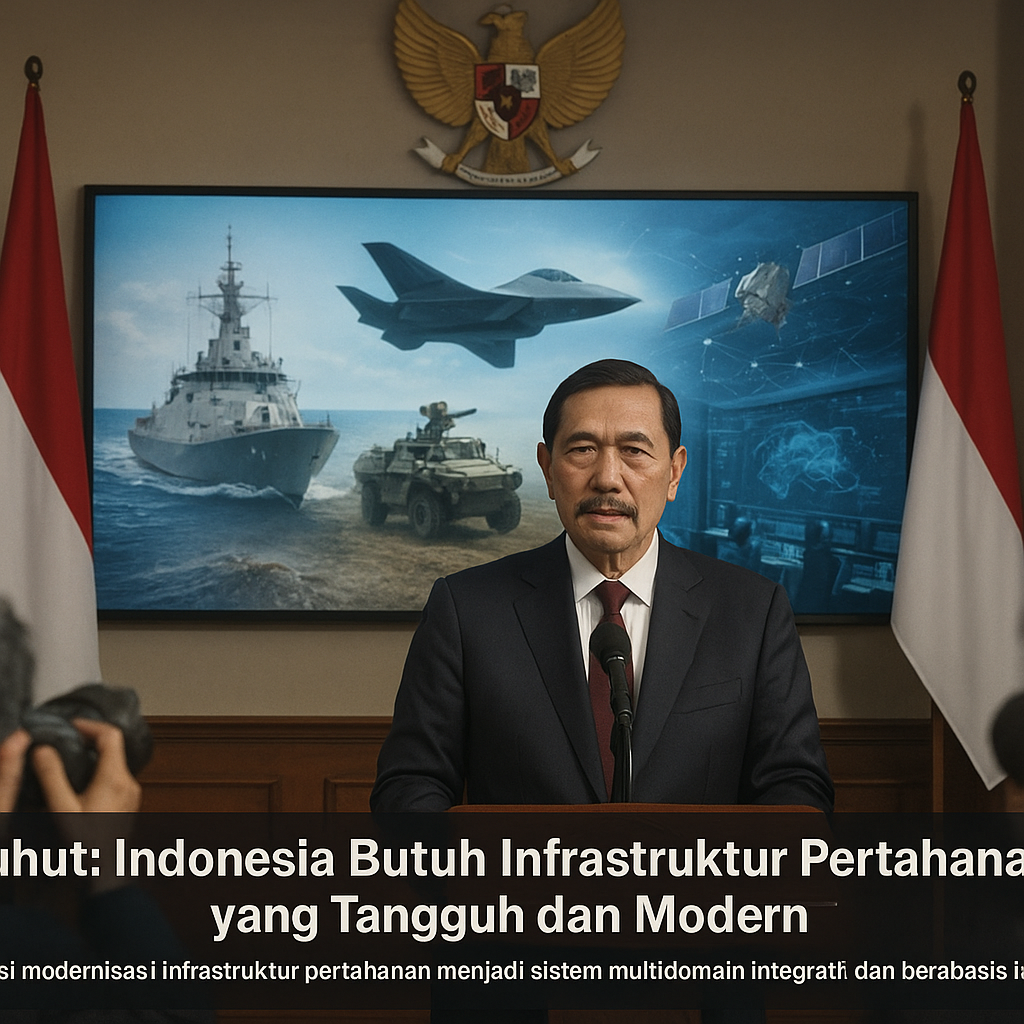 Luhut: Indonesia Butuh Infrastruktur Pertahanan yang Tangguh dan Modern