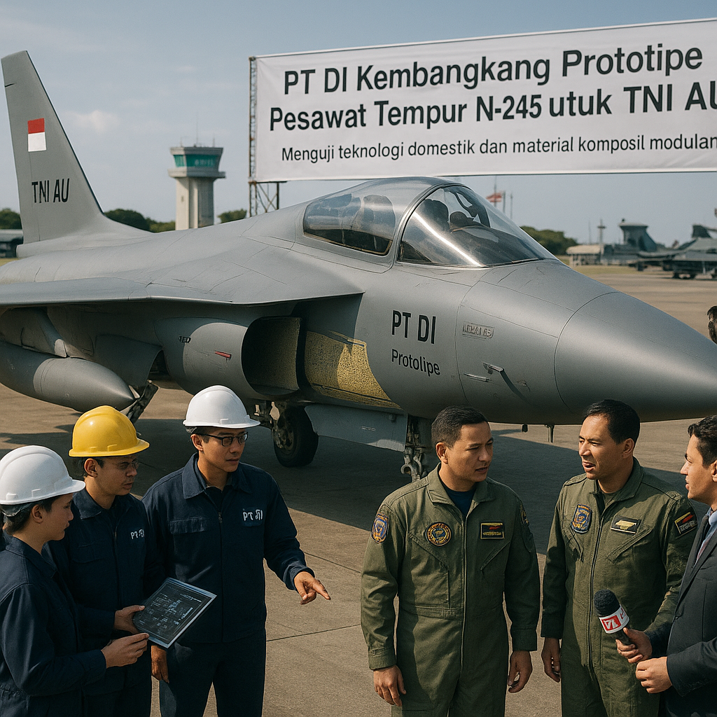 PT DI Kembangkan Prototipe Pesawat Tempur N-245 untuk TNI AU