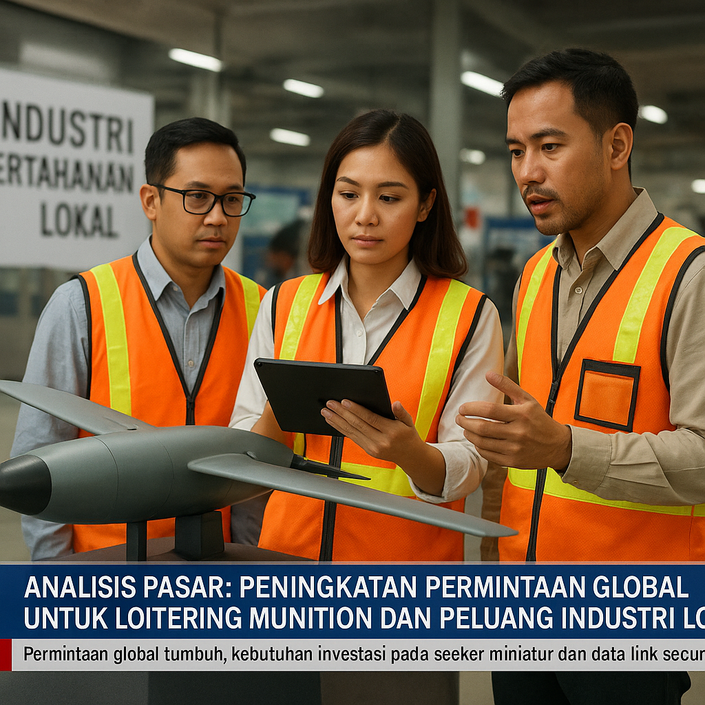 Analisis Pasar: Peningkatan Permintaan Global untuk Loitering Munition dan Peluang Industri Lokal
