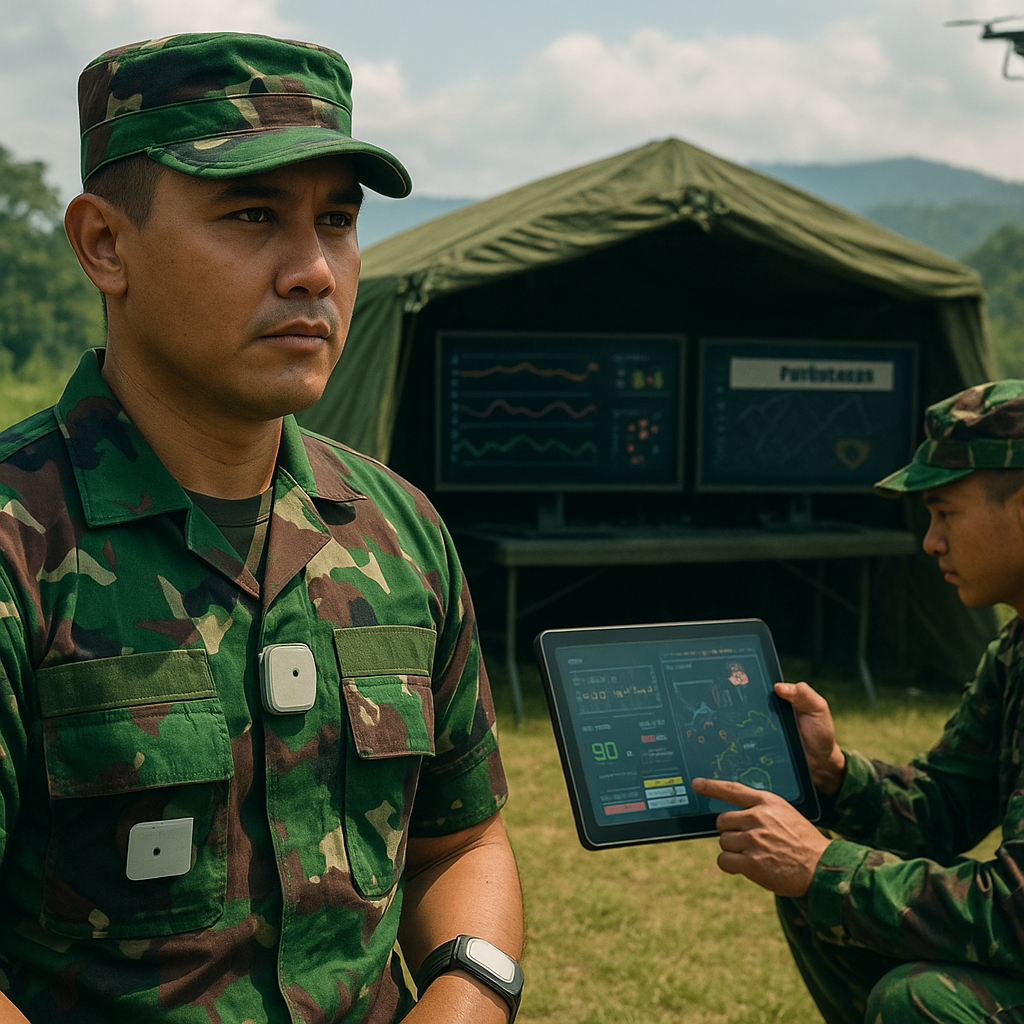 Integrasi Sistem Kesehatan Prajurit Berbasis IoT dan AI di Satuan Tugas Perbatasan