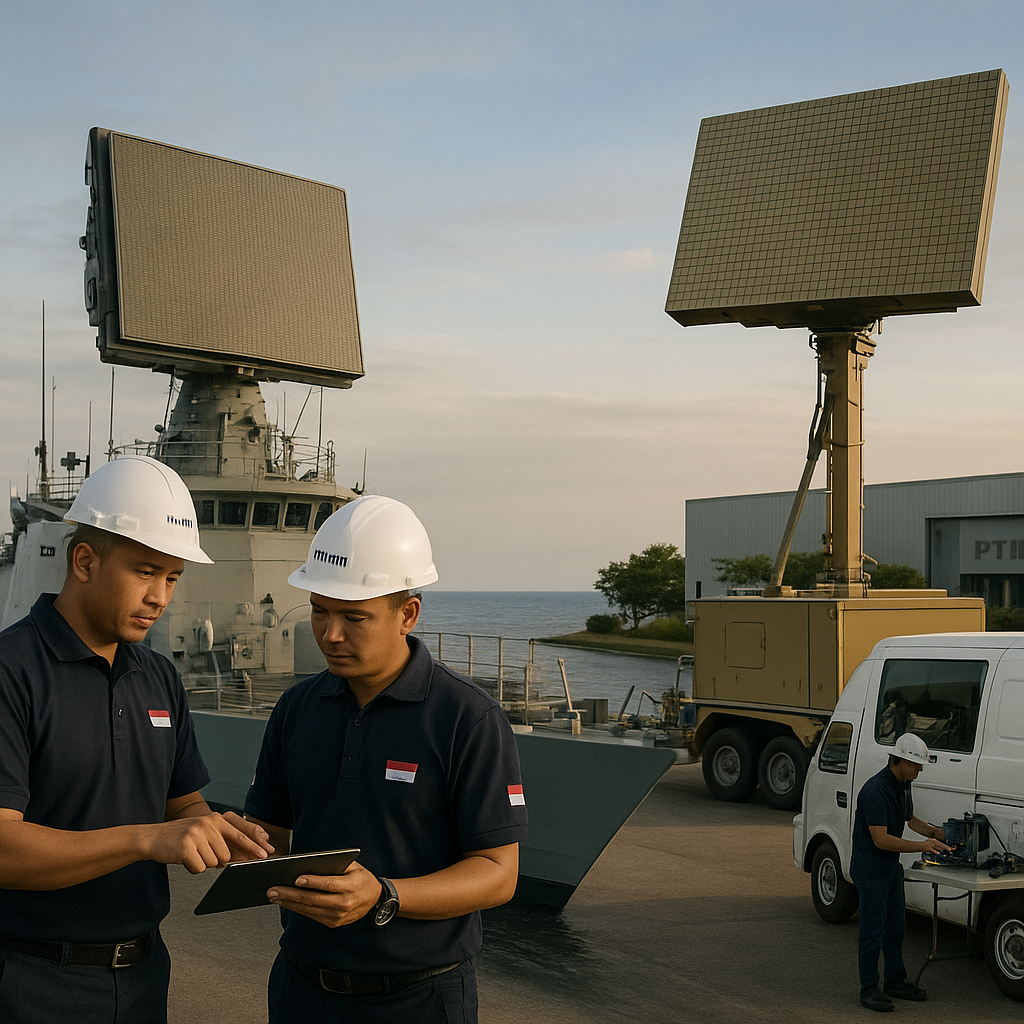 PT INTI Rampungkan Pengembangan Radar AESA Multifungsi untuk Kapal Perang dan Darat