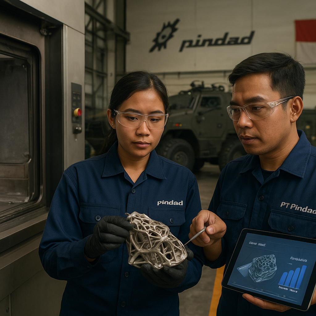 Optimalisasi Rantai Pasok Komponen Kritis untuk Produksi Anoa 6x6 dengan Teknologi Additive Manufacturing